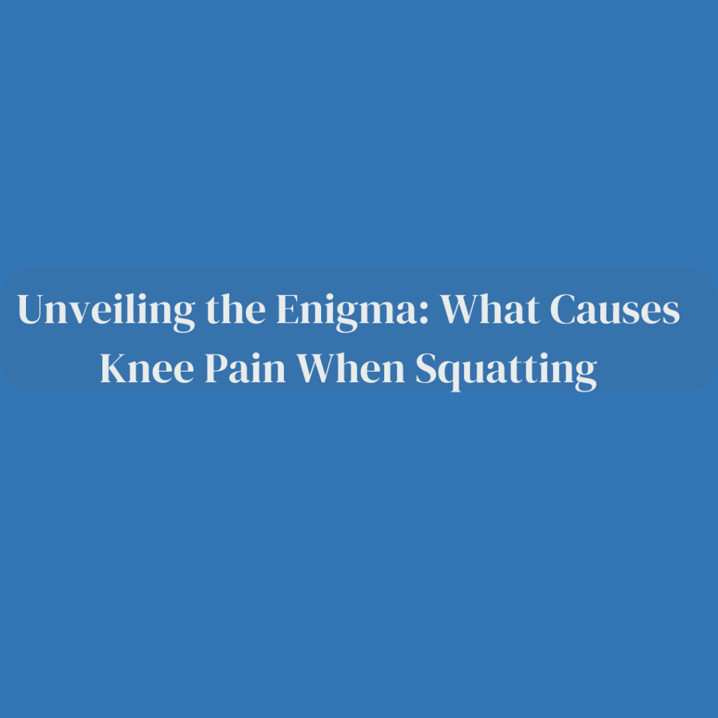 Knee Pain