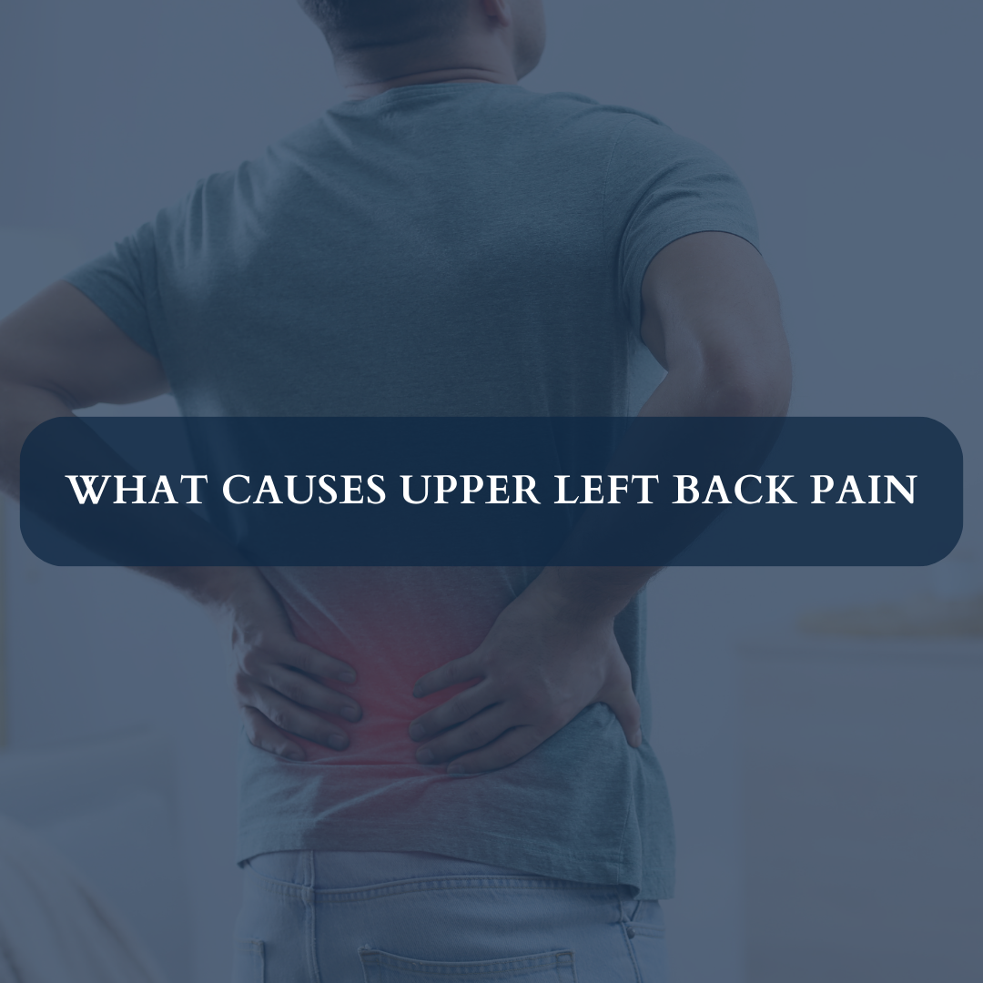 What causes upper left back pain