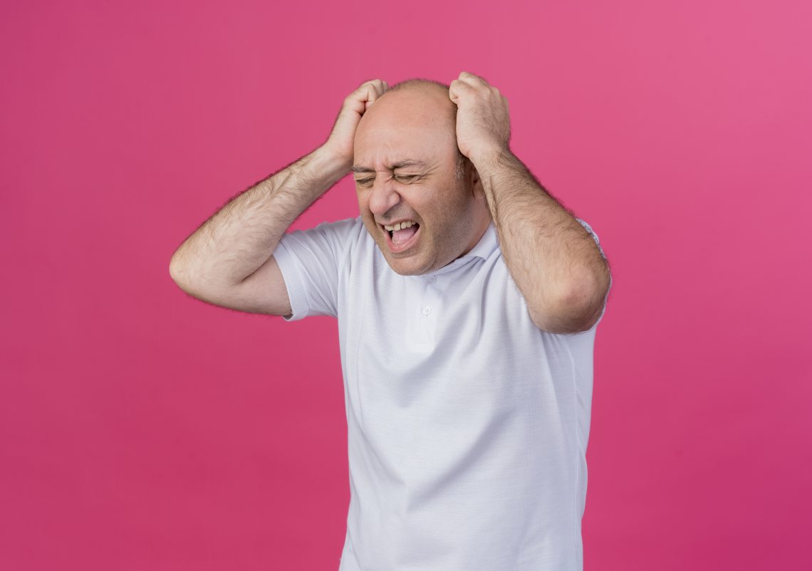 can head injury cause hair loss