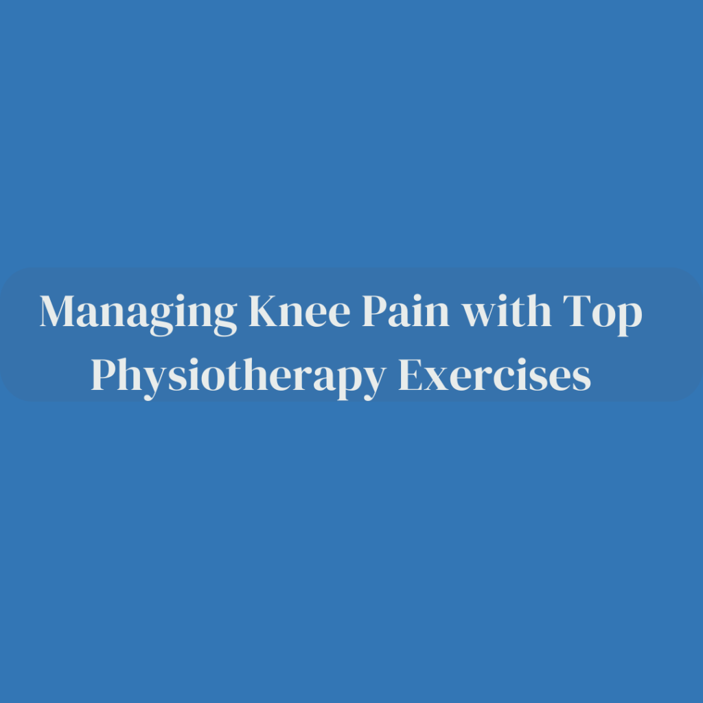 Knee Pain Relief Exercises
