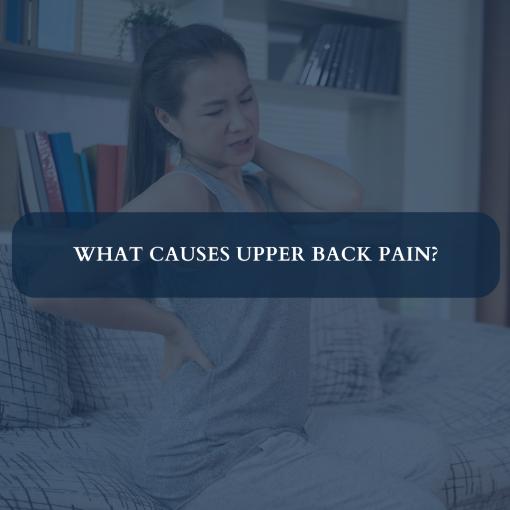 What causes upper back pain?